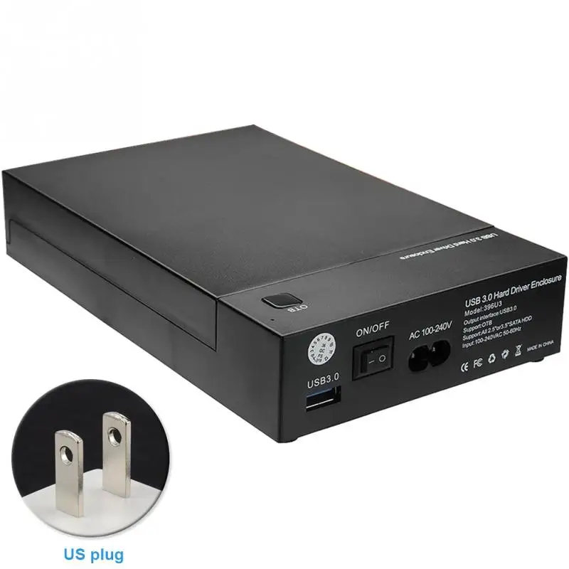 2 5 &quot3 5'' USB 3 0 SATA HDD Box жесткий диск внешний корпус черный корпус|Корпус жесткого