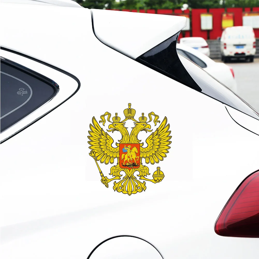 Автомобильные наклейки Tancredy Российская национальная эмблема двухсторонняя