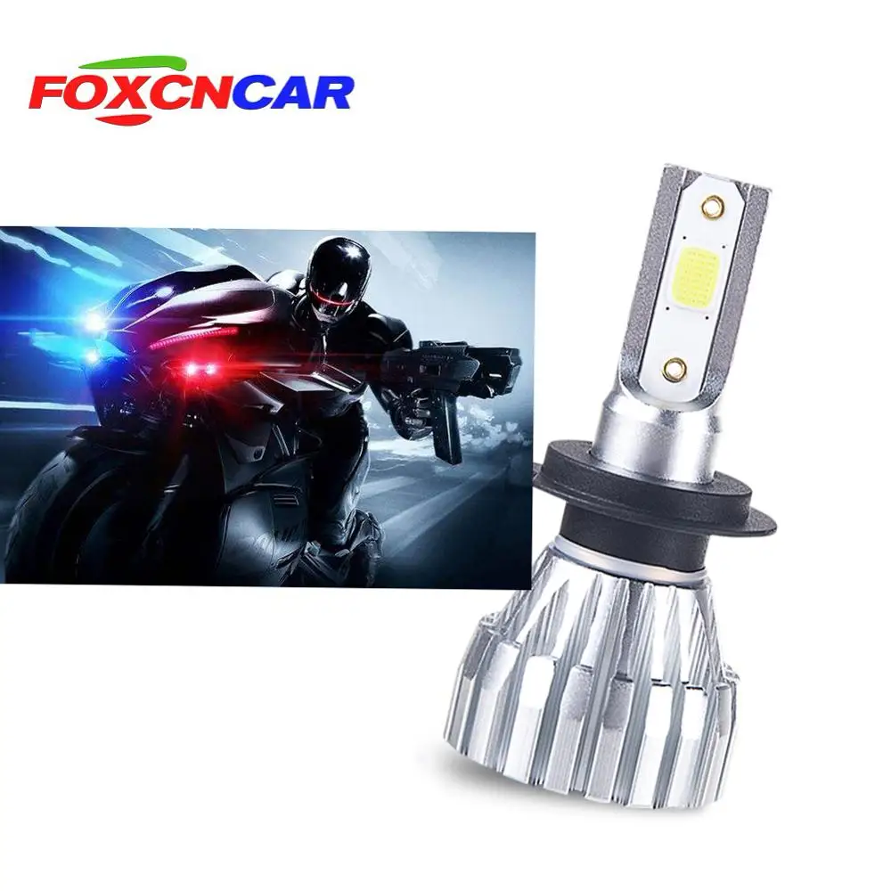 1 шт. h4 led moto rcycle h7 h11 moto 6500k светодиодная лампа h1 moto rcycle фары 12 В светодиодные мото лампы 5000лм мото rbike фара скутер