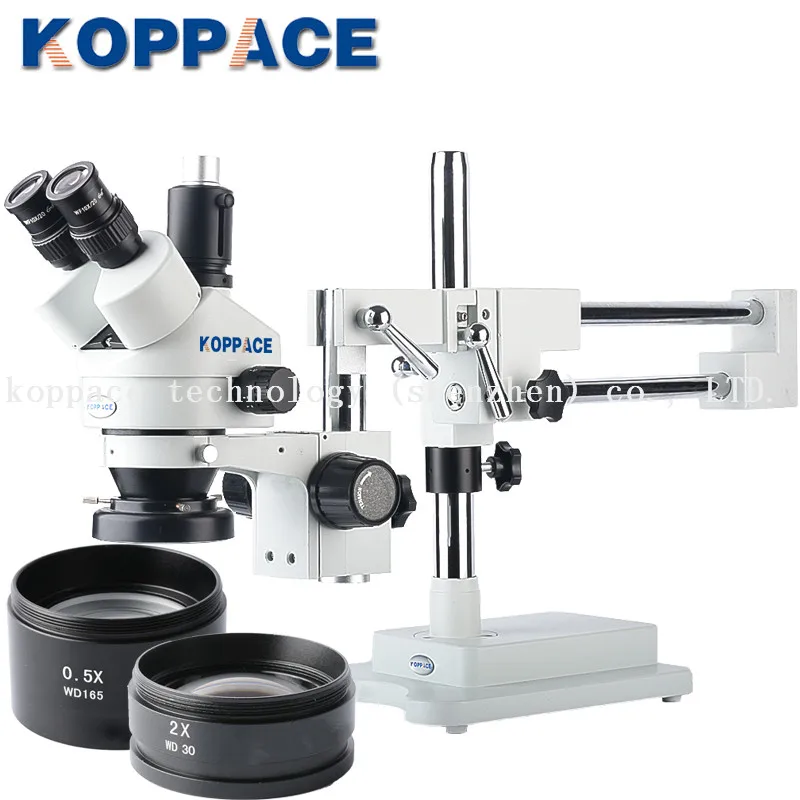 KOPPACE 3.5X-90X Тринокулярный Стерео Мобильный телефон ремонт 10X окуляры включает в