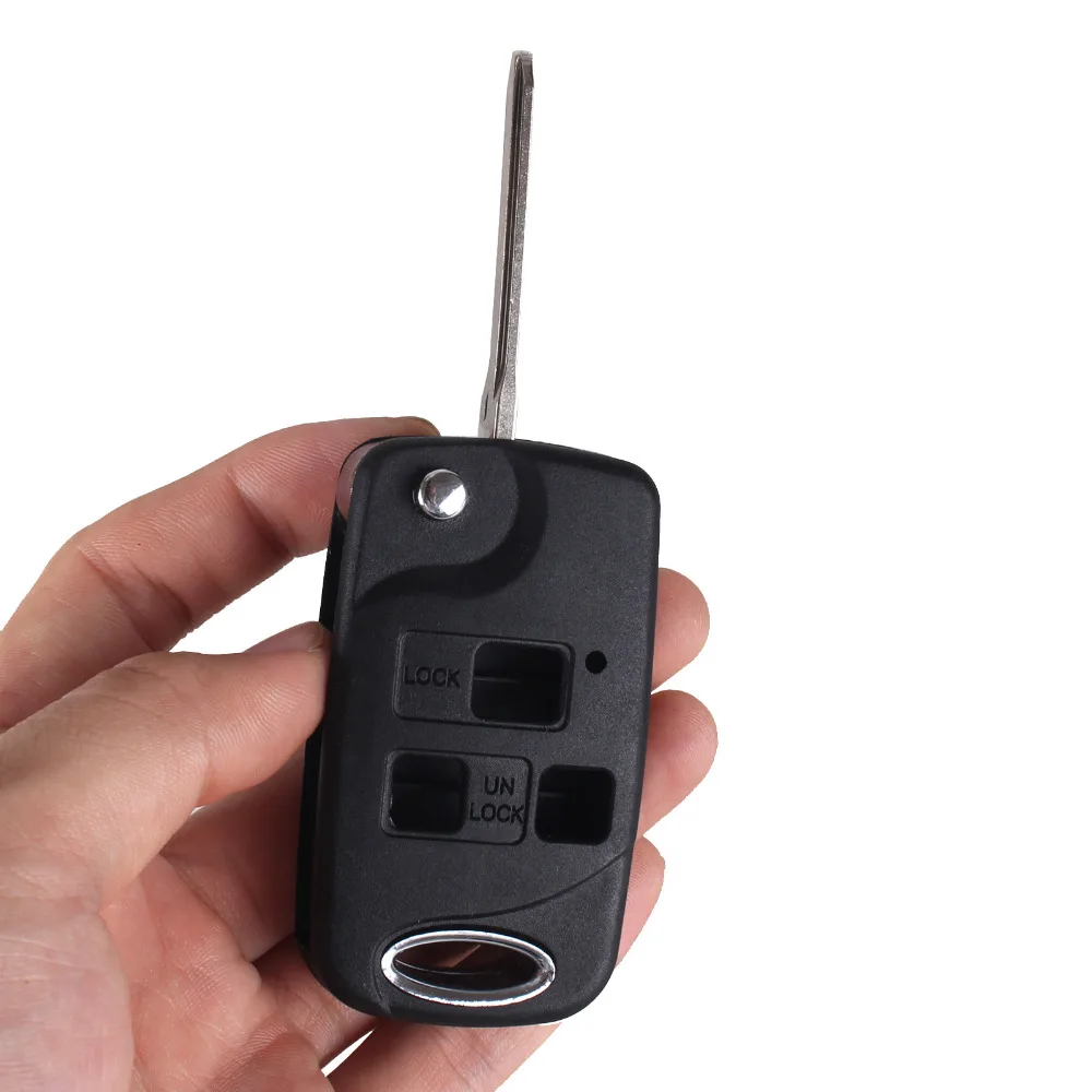 Складной штатив KEYYOU для Toyota Corolla Yaris Rav4 Cruiser Camry Rado Tarago Avalon Land TOY43 Blade|Ключ от авто| |