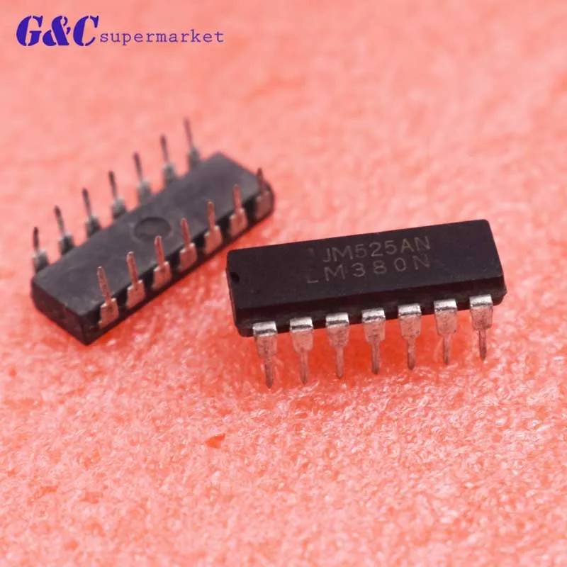 1/5 шт LM380N 14PIN LM380 NSC аудио усилитель мощности Инкапсуляция IC | Электронные