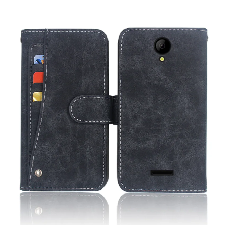 Лидер продаж! Чехол Senseit N151 высококачественный кожаный чехол-книжка для телефона