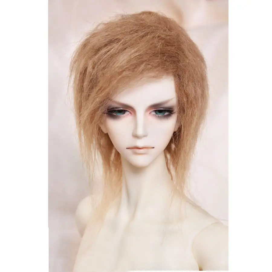 

[wamami] Fashion Middle-Long Wool Wig Hair MSD DOD DZ 1/4 BJD Dollfie 7-8"~Khaki