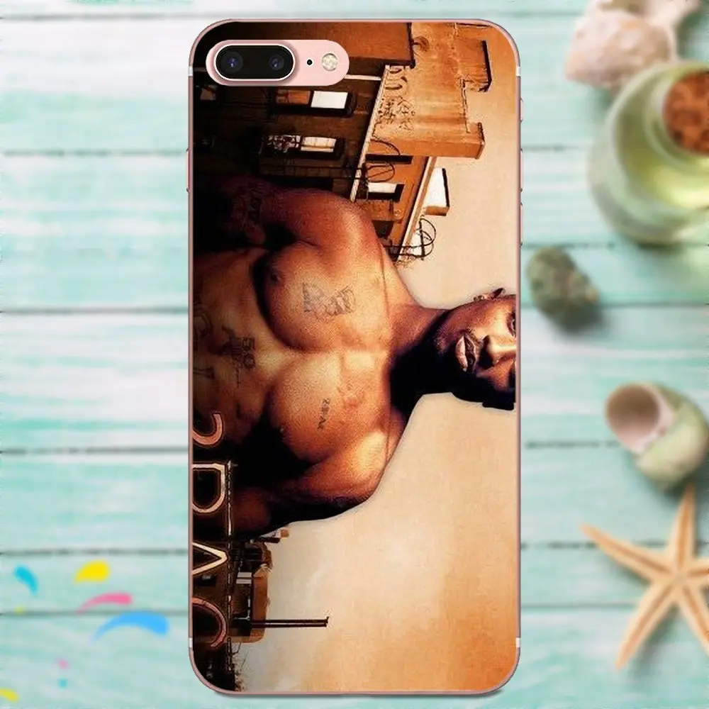 Hd Tupac Shakur 2pac для Apple iPhone 4 4S 5 5C 5S SE 6 6S 7 8 Plus X XS Max XR Мягкий ТПУ чехол мобильного
