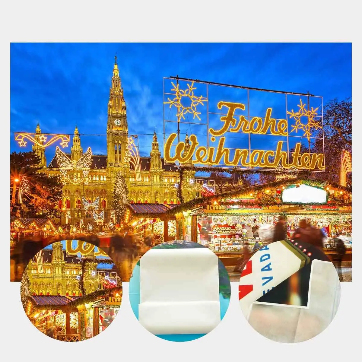 7x5ft рынок фон блестяще освещенный Европейский Bazaar фотография и студия фотографии