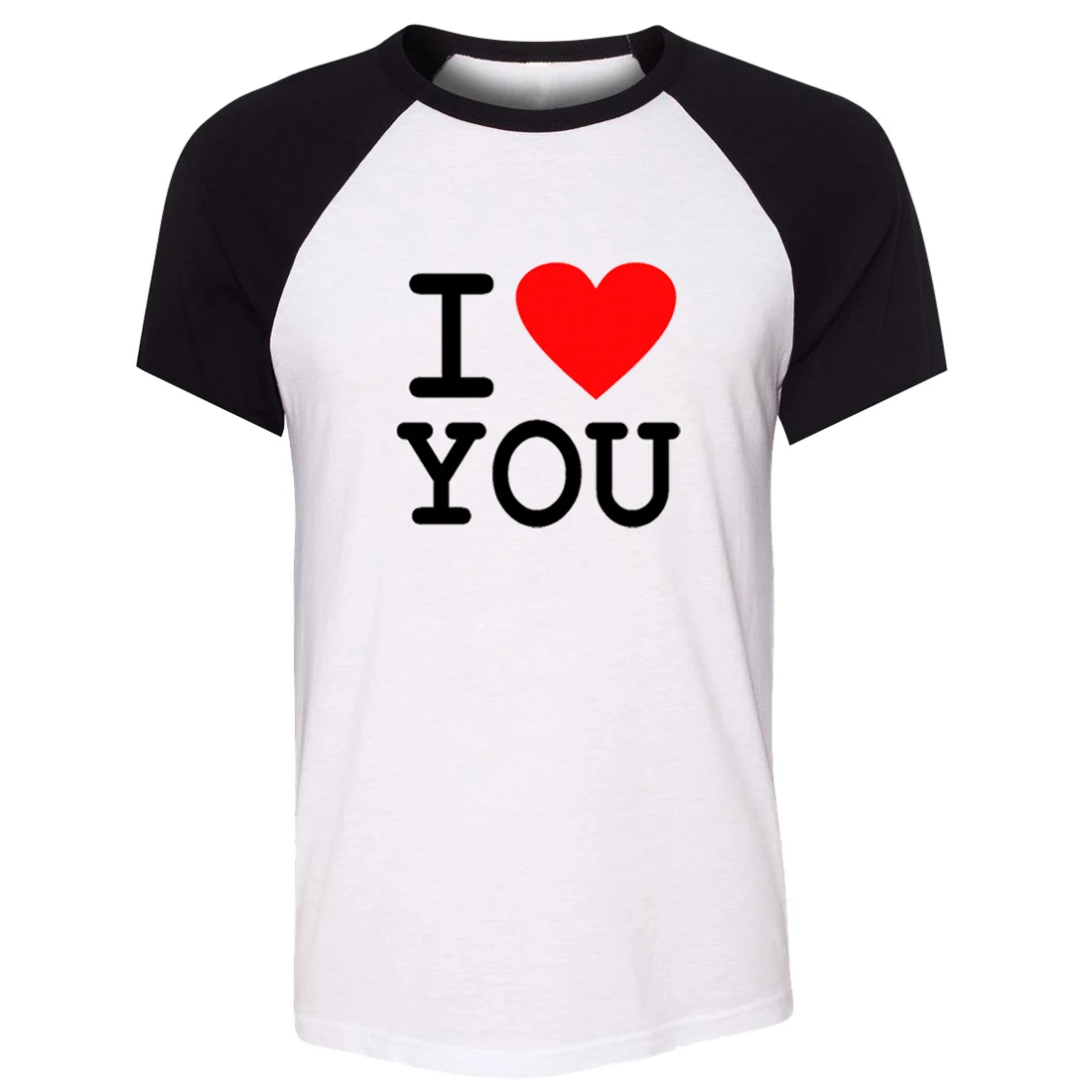 IDzn/Летняя футболка унисекс с надписью I Love You New York Sleeping усы ДЖЕНТЛЬМЕН папа реглан