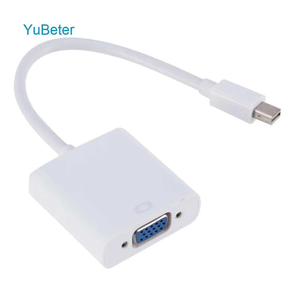 Адаптер YuBeter Mini DP для VGA 1080p Порт Thunderbolt Для кабели Vga Соединительный шнур|Кабели VGA|