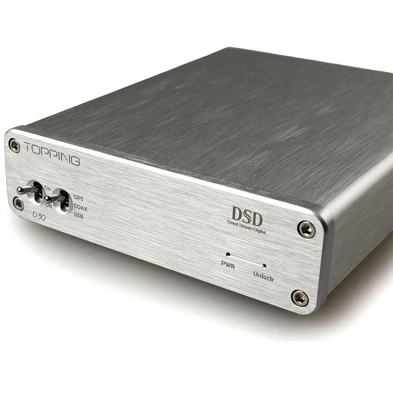 2017 Горячая Распродажа TOPPING D30 DSD аудио чистый декодер USB DAC коаксиальное Оптическое