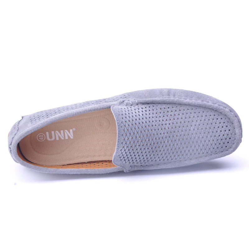 

UNN Brand Fashion Summer Style Soft Moccasins Men Loafers High Quality Genuine Leather Shoes Men Flats Gommino Driving Shoes