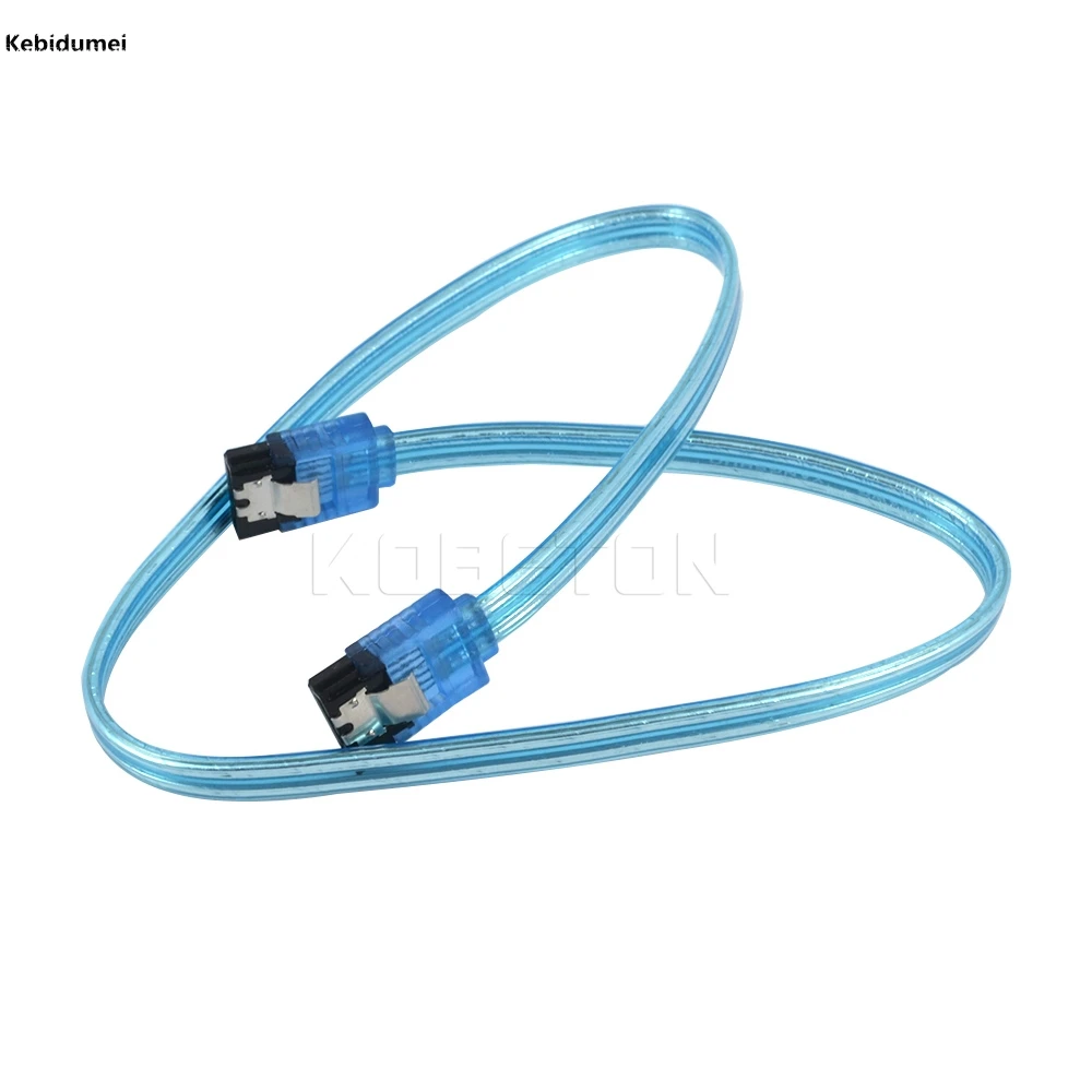 Kebidumei Sata серийный ATA HD кабель для передачи данных прямоугольный сигнал SATA3.0 50 см