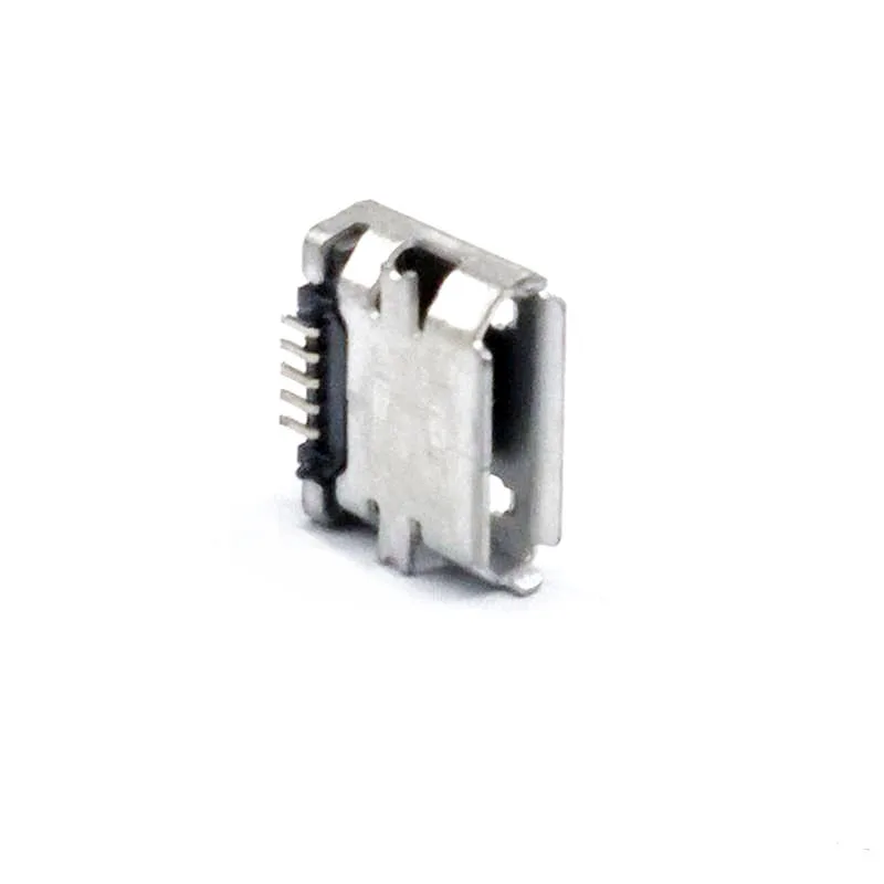 30 шт./лот 5 Pin Type B SMT Micro USB гнездовой разъем Плоский порт штепсельная вилка Sockect