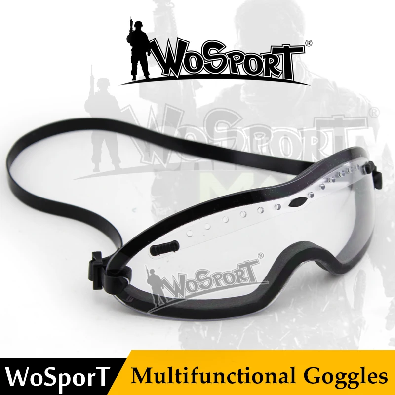 

WOSPORT Tactical Smith Optics BOOGIE REGULATOR GOGGLE Tactical Goggle American Helmet Anti Fog Riding Cycling Paintball Glasses