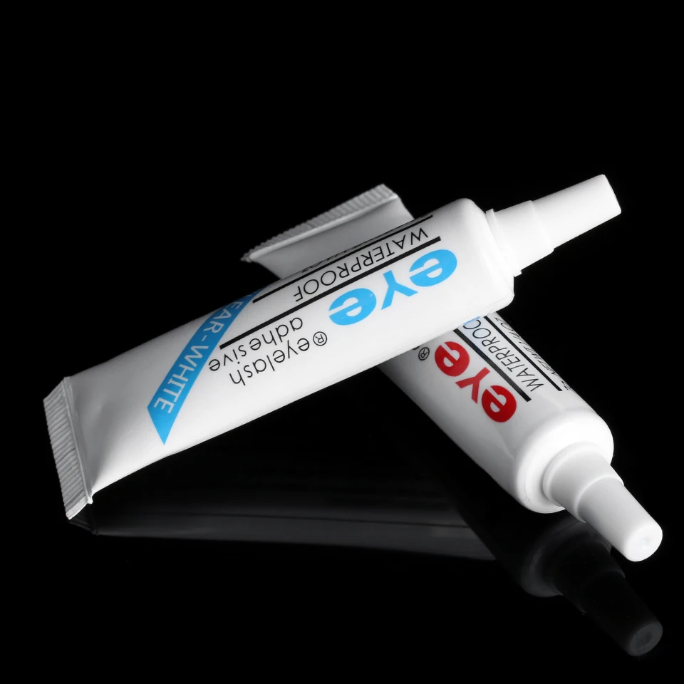 1 шт. клей для ресниц 7 г прозрачный/черный цвет|Клей ресниц| |