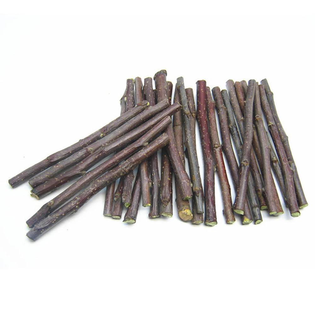 40 # горячая распродажа натуральная древесина жевать палочки веточки для