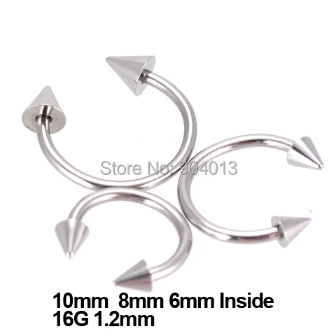 Кольцо в форме подковы для пирсинга носа 4 шт.|jewelry piercing|body jewelrybody jewelry piercing |