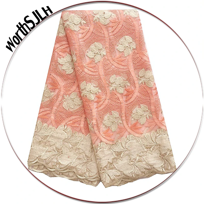 Aso Ebi последние Африканские кружева 2019 нигерийская французская кружевная ткань с