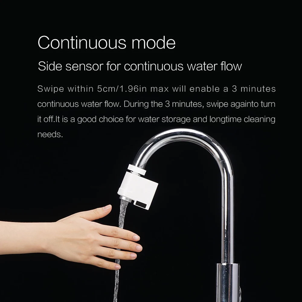 Xiaomi Xiaoda автоматический водопроводный кран интеллектуальный инфракрасный индукционный водопроводный кран анти-перелив устройство для экономии воды кухня