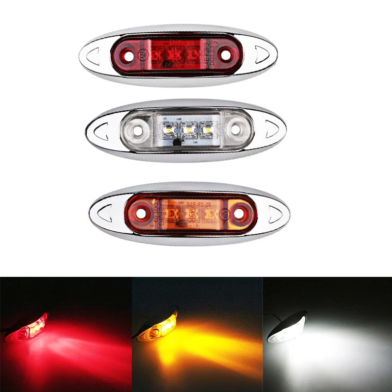 10 шт. водонепроницаемые лампы 12 В 24 В|12v car led lamp|led light 12v caravanled lamp caravan |