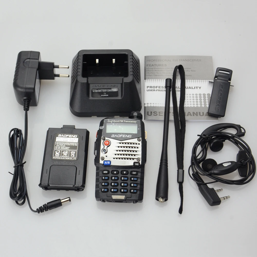 2 шт. BaoFeng UV 5RA walkie taklie трансивер 5 Вт VHF UHF двухдиапазонный 136 174/400 520 MHz Ham CB FM