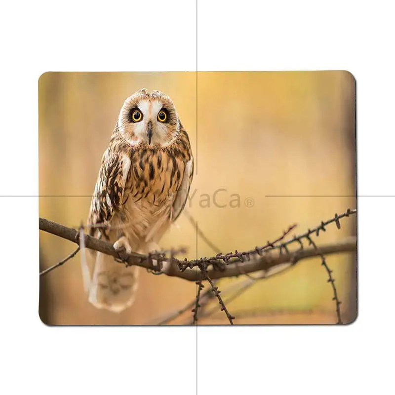 

MaiYaCa Vintage Cool Funny owl mouse cat Laptop Computer Mousepad Size 25X29cm 18x22cm Gaming Mousepads