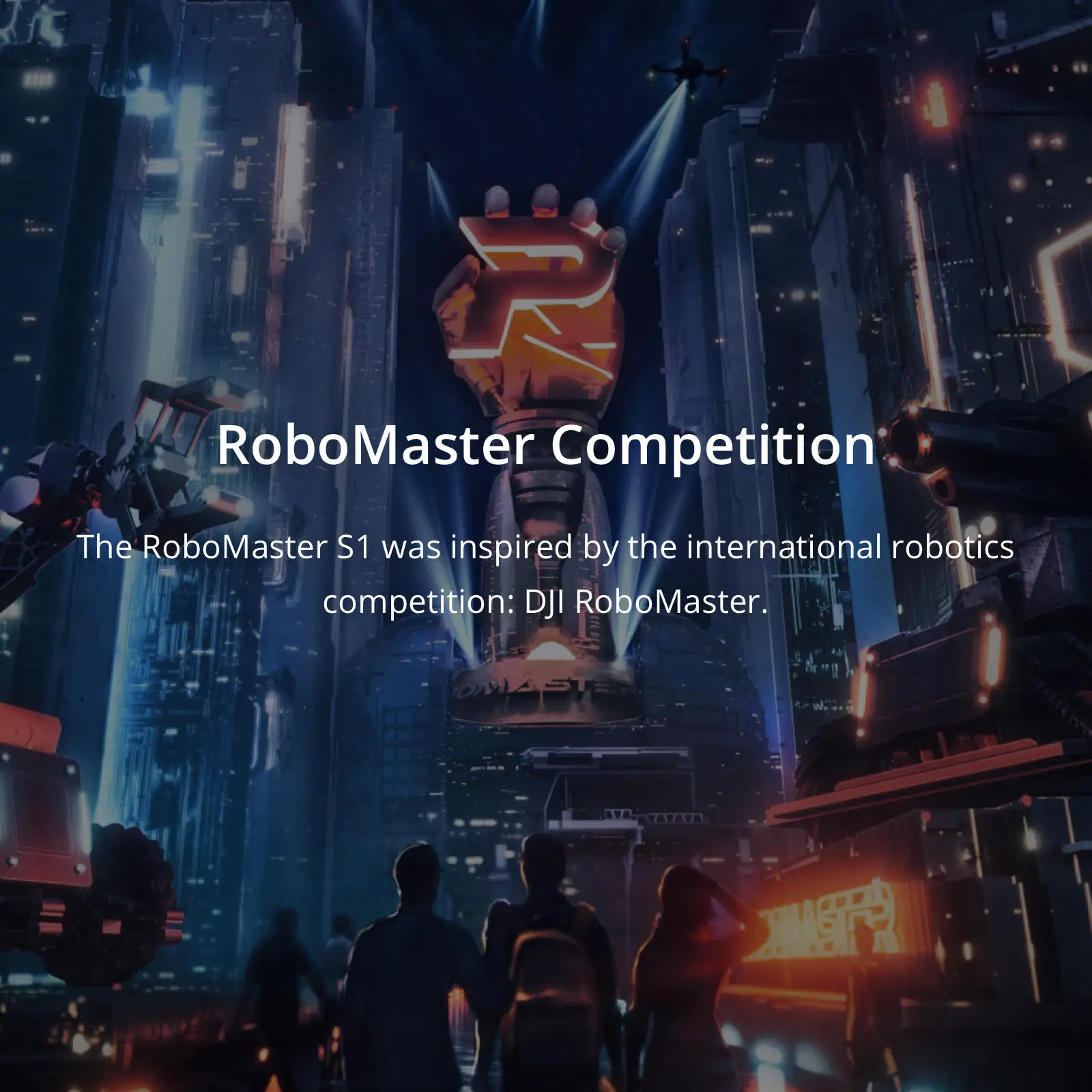 DJI RoboMaster S1 Интеллектуальный Обучающий робот с AI модулями поддержка царапин и кодирования питона распознавание хлопков