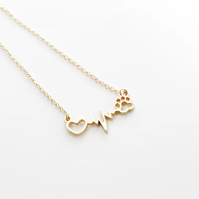 2017 Новый Сердцебиение Ожерелье Спасательный Круг Импульса Кулон Сердце Шарм