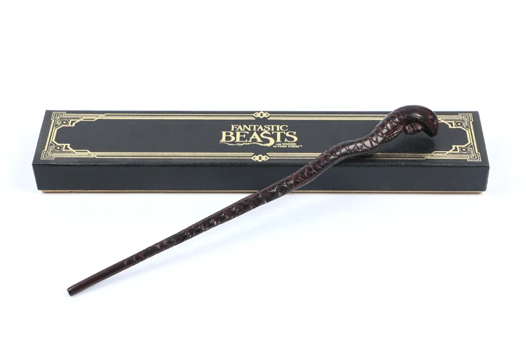 Skeleton Новейшая металлическая упаковочная лента Colsplay hp crimins of Grindelwald Nicolas Flamel Dumbledor Theseus Scamander Magical Wand - Цвет: Skeleton