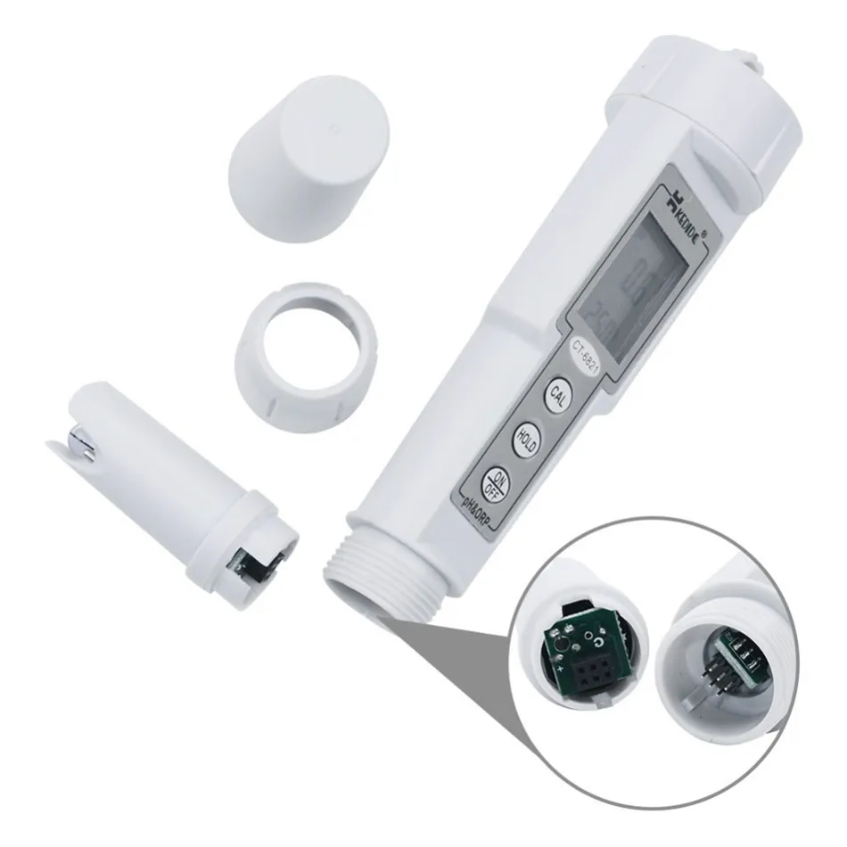 Цифровой портативный водонепроницаемый измеритель PH & ORP 0 14 pH 500mV потенциал