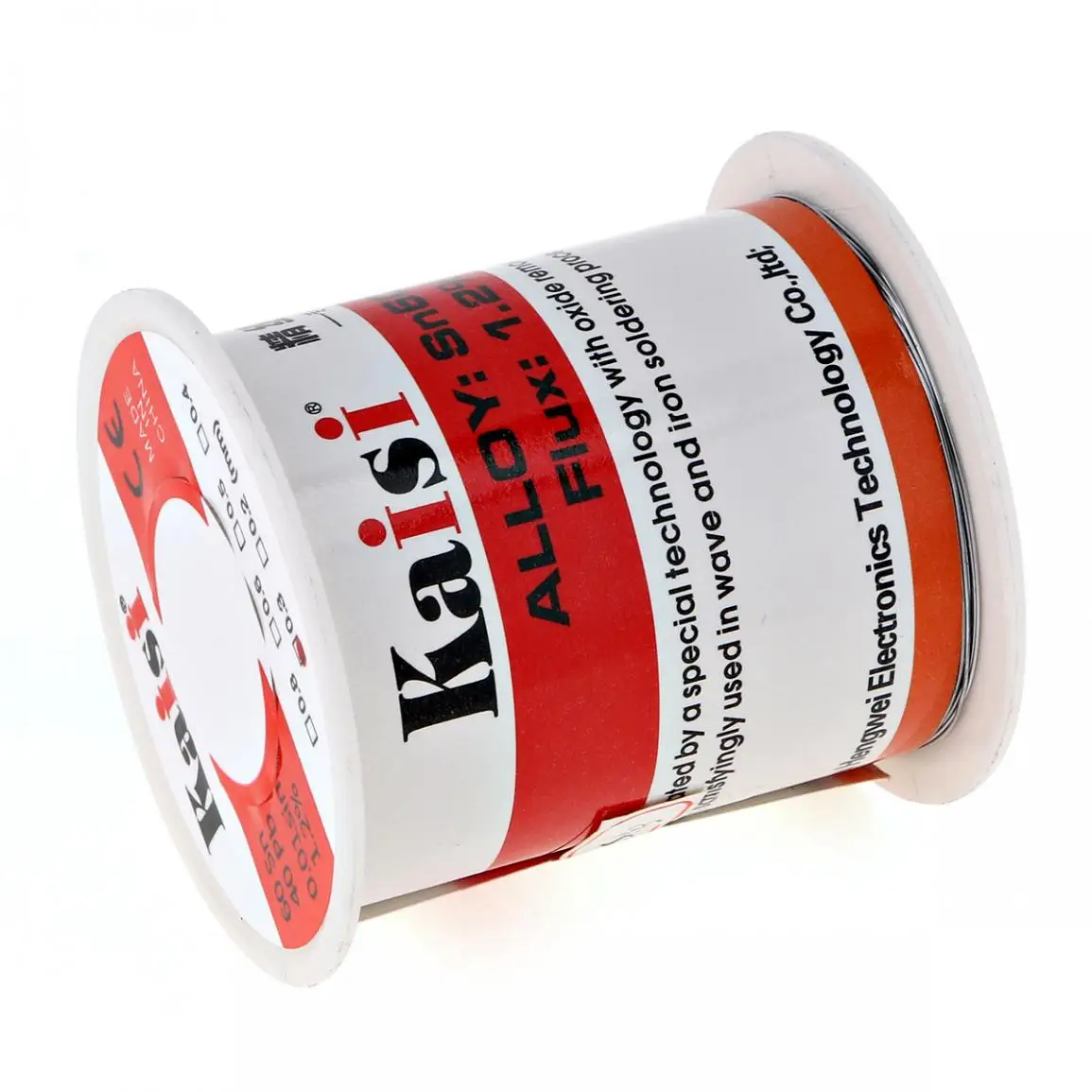 Оловянно свинцовый припой с канифольным ядром Kaisi 150g Flux 1.2% Sn60 / Pb40 для сварки 0 3 мм 4