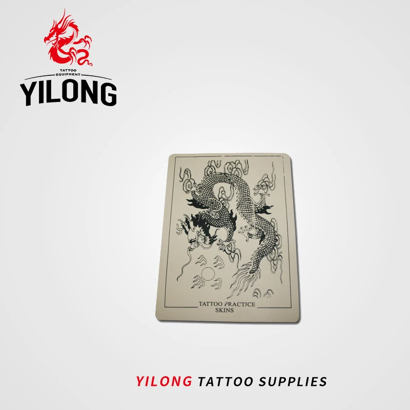

YILONG 5 шт. Перманентный макияж бровей губ пустые татуировки тренировочная кожа лист для иглы машина поставка комплект, Лидер продаж