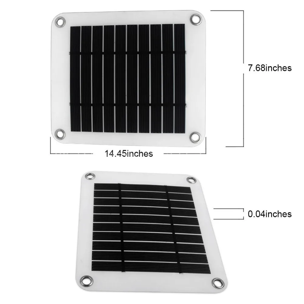Портативное монокристаллическое зарядное устройство для солнечных батарей 5 В