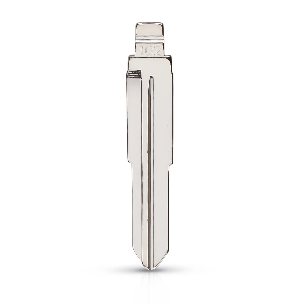 KEYYOU #102 металлическое незарезанное флип KD полотно дистанционного ключа тип для