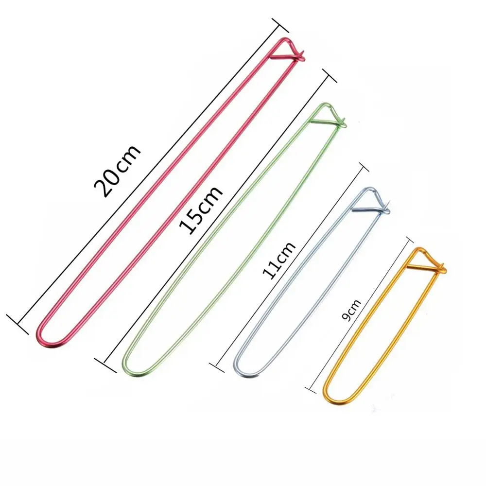 Алюминиевые спицы для вязания 4 шт. держатели безопасные штифты крючки крючком