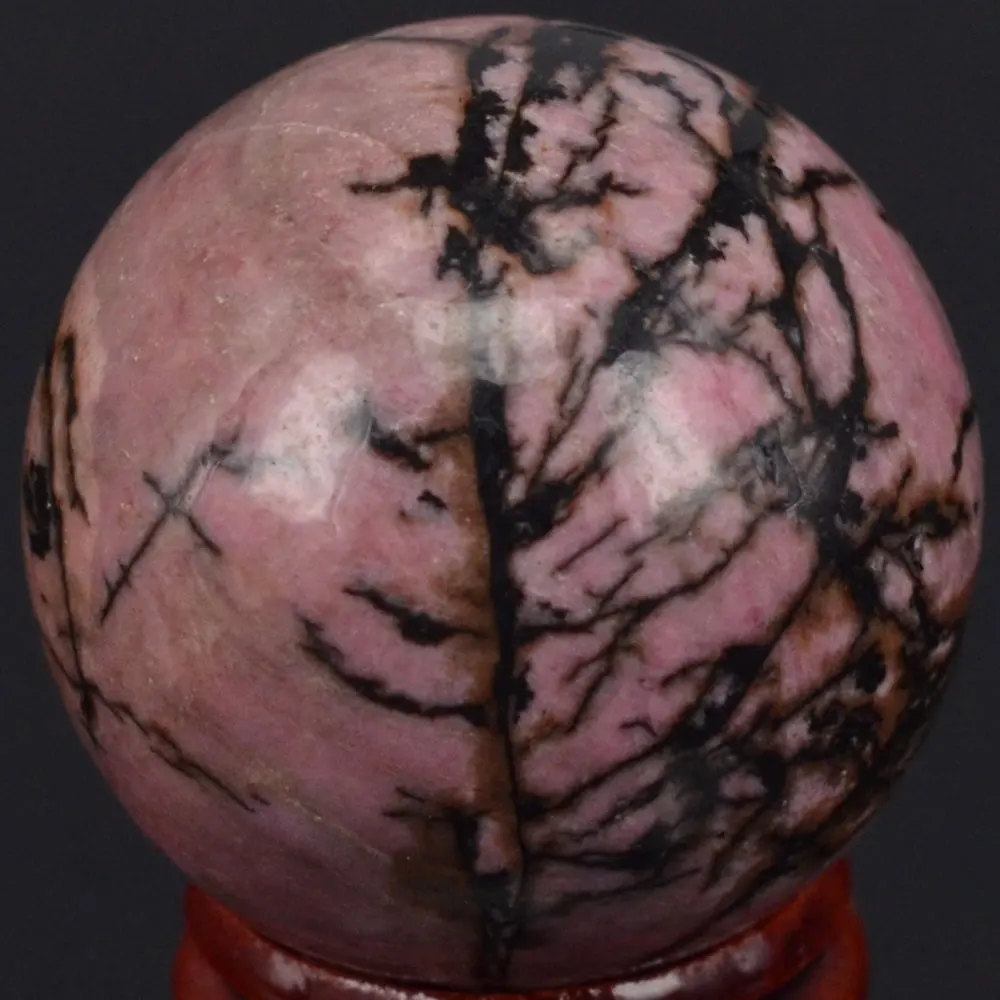 Бесплатная доставка натуральный драгоценный камень розовый и черный родонит