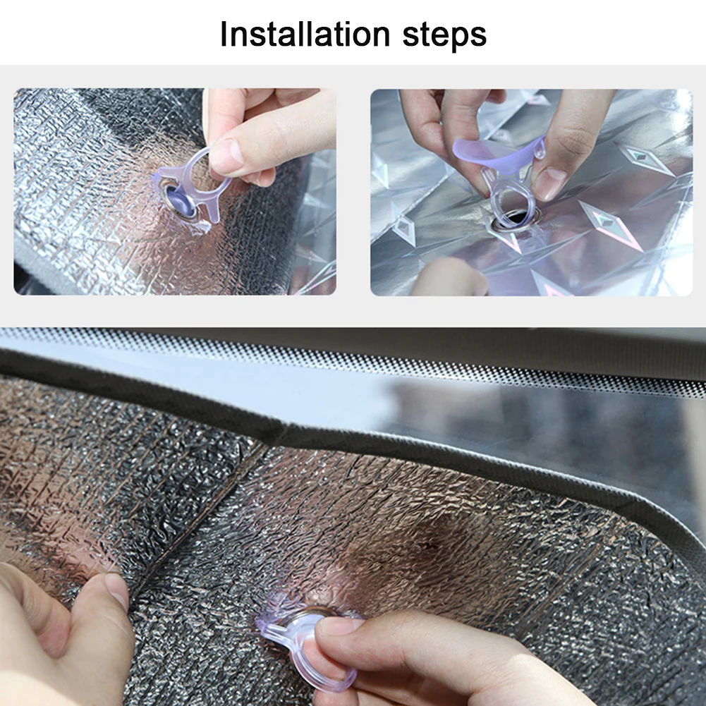 Sunshade Cover Accessories Foldable Car Windshield Universal Reflector Multifunction Front Window Anti UV Visor Auto Shield Cool |