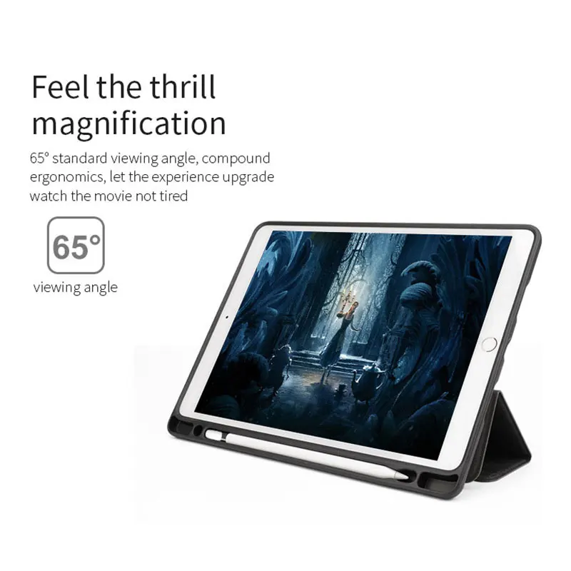 Роскошный мягкий кожаный чехол подставка для iPad 9 7 2018 A1893 чехлы планшетов Apple ipad Pro