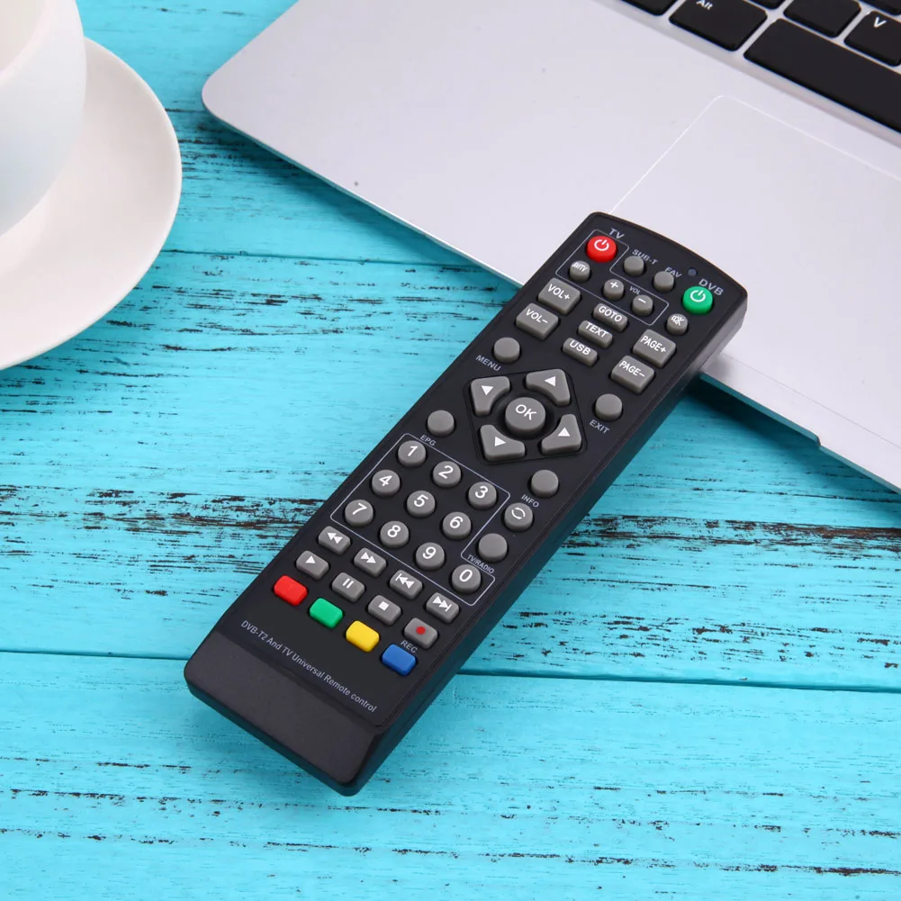 universal remote control replacement with setting function for tv dvb t2 remote control black television remote controller free global shipping