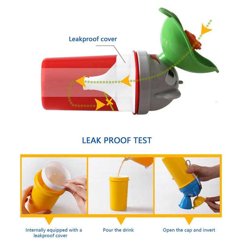 Oeak Portable Convenient Travel Cute Baby Urinal Kids Potty Girl Boy Car Toilet Vehicle Urinal Traveling Urination Child Pot