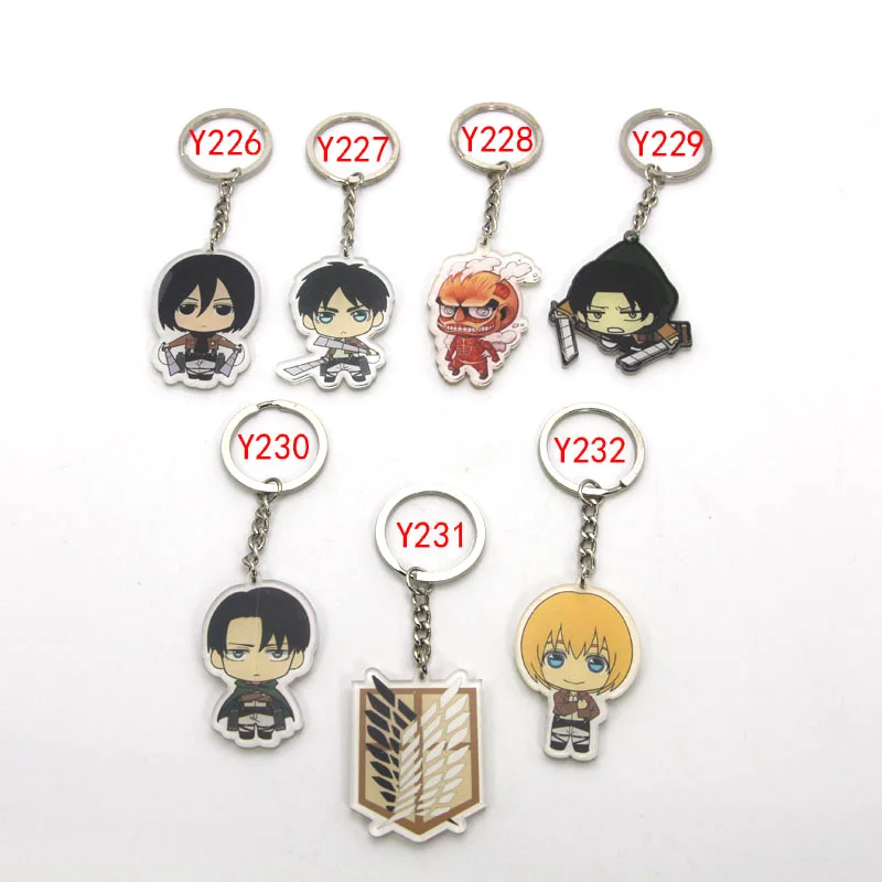 7 шт./компл. аниме атака на Титанов Колоссальный Титан разведчик региона Эрен Смит