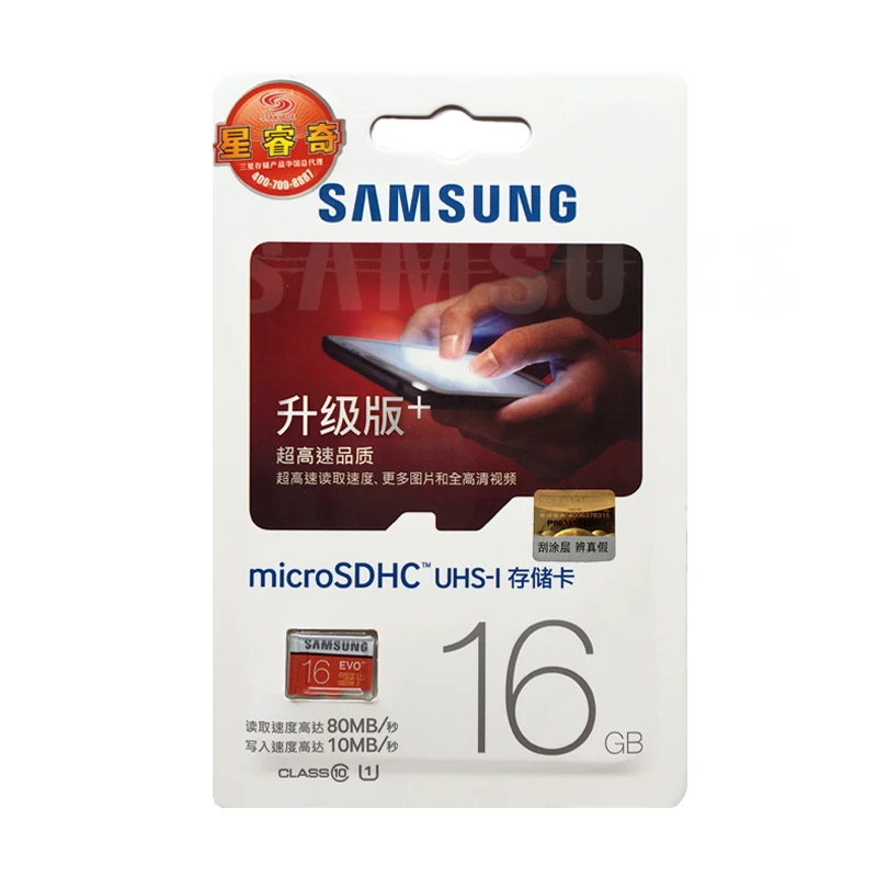 Samsung microsd карты памяти 16 г sdhc evo + класса 10 micro sd UHS C10 TF Trans Flash Бесплатная Доставка в