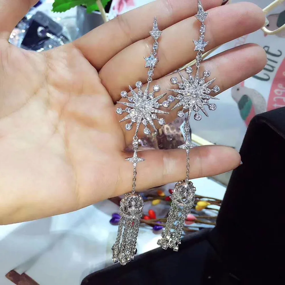 Модные роскошные сверкающие вечерние женские или ювелирные изделия высокого