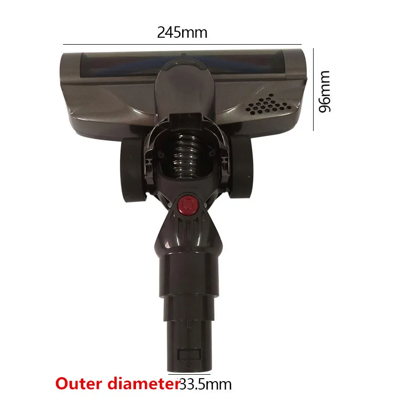 

33.5mm outer diameter nozzle for vacuum cleaner brush for Proscenic P8 Dibea D18 M500 SH-1803