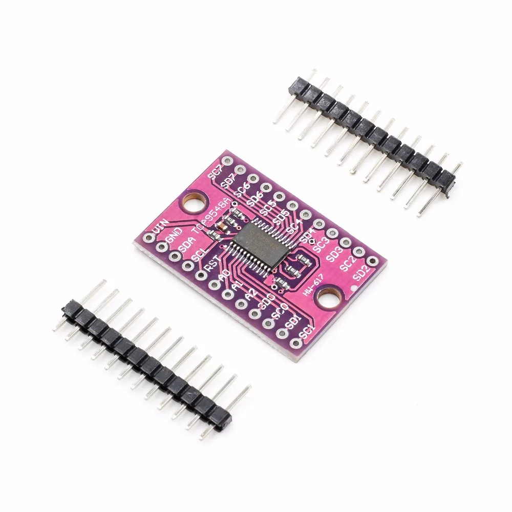 TCA9548A 1-to-8 IEC 8-полосная многоканальная плата расширения IIC макетная плата модуля TCA9548