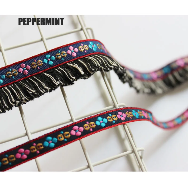 2 ярда отделка из полиэстера с бахромой золотая вышивка кисточка 5 см кружевной