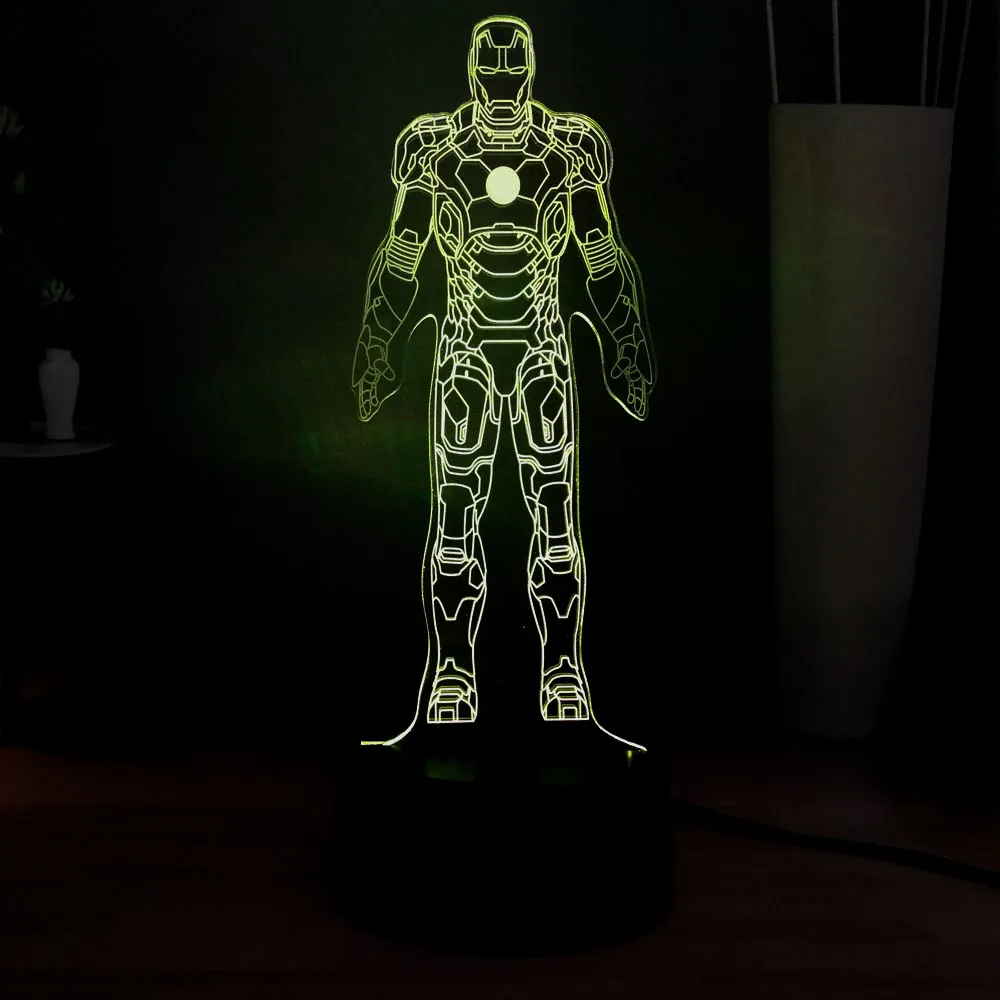 Новый 3D мультфильм сенсорный пульт дистанционного управления 7 цветов изменить