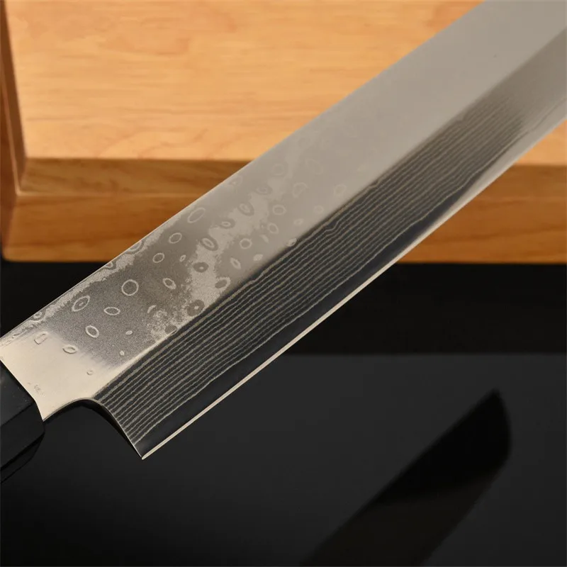 Бритва из дамасской стали VG10 24/27/30 см 2 Вт|sashimi knife|sushi knifedamascus steel kitchen knives |