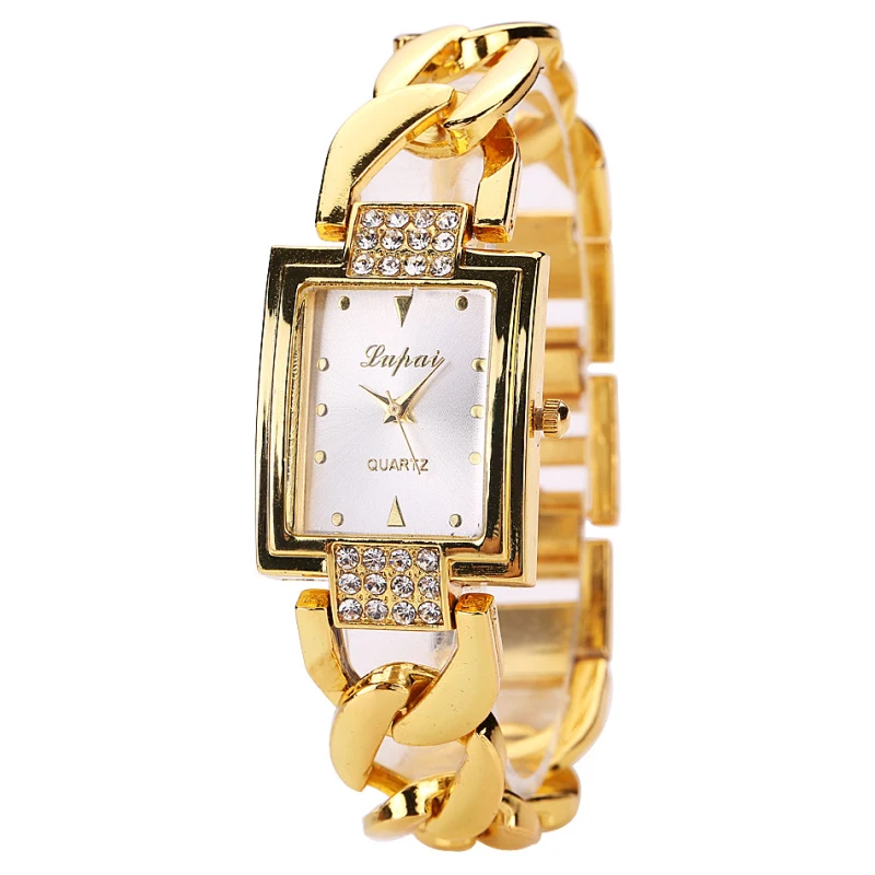 

lvpai Women's Watches Luxury Gold Bracelet Watch Women Watches Ladies montre femme Clock reloj mujer relogio feminino