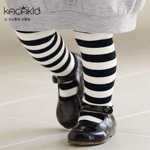Детские хлопковые чулки в полоску унисекс Ka1004|girls stockings|child stockingsstockings boys |