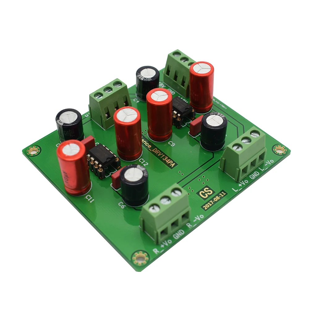 Lusya preamp несимметричная балансировочная плата RCA на XLR/BTL DRV134 с одним концом для
